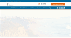 Desktop Screenshot of firststepsoberliving.com